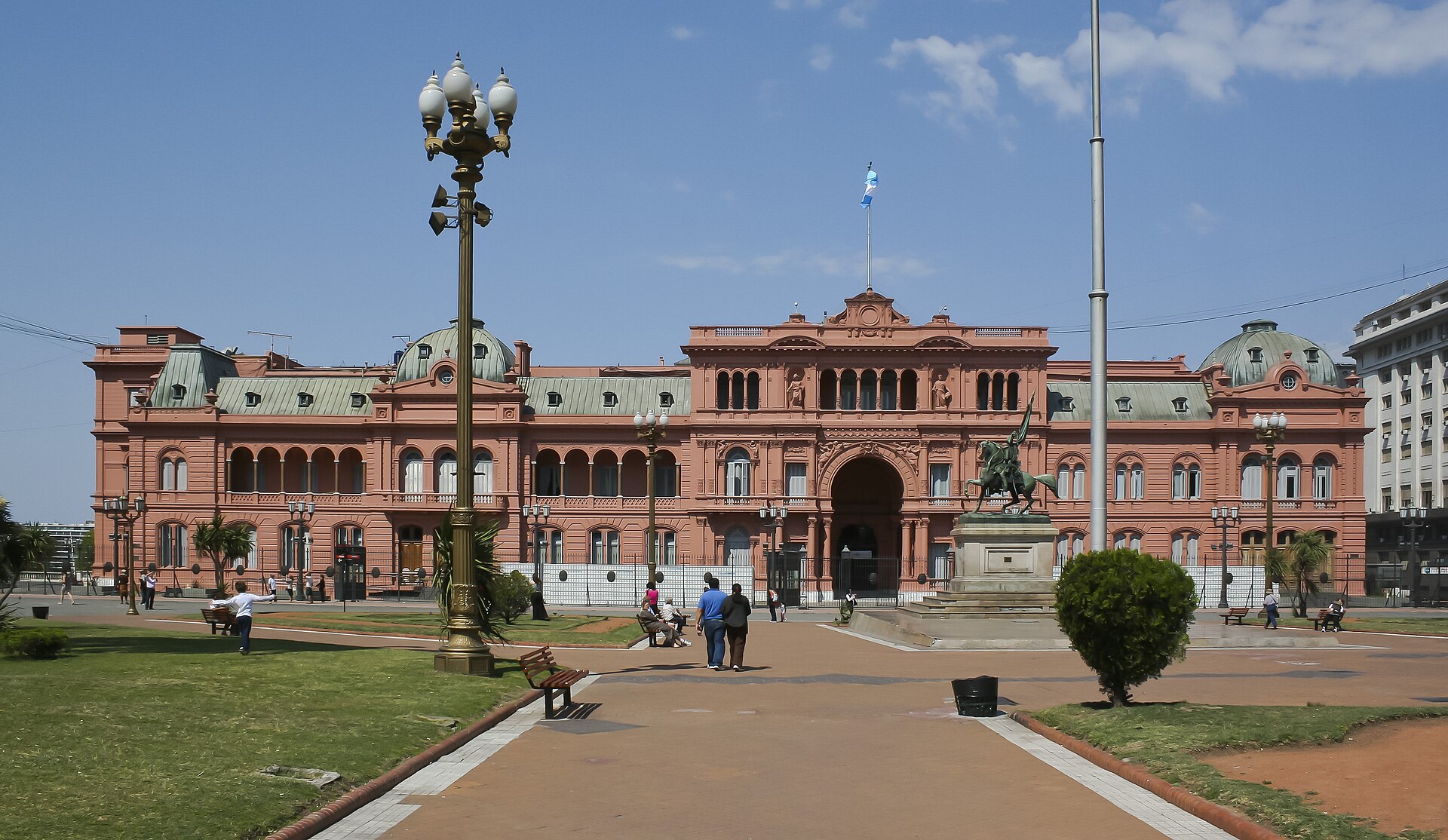 Casa Rosada na Plaza de Mayo
